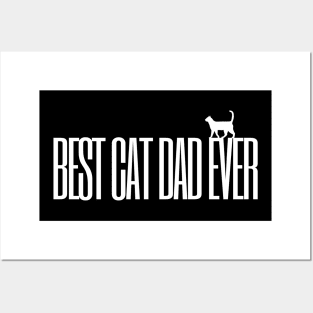 Best Cat Dad Ever Cat Owner Fathers Day Gift Posters and Art